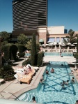 Sin City view of pool from above